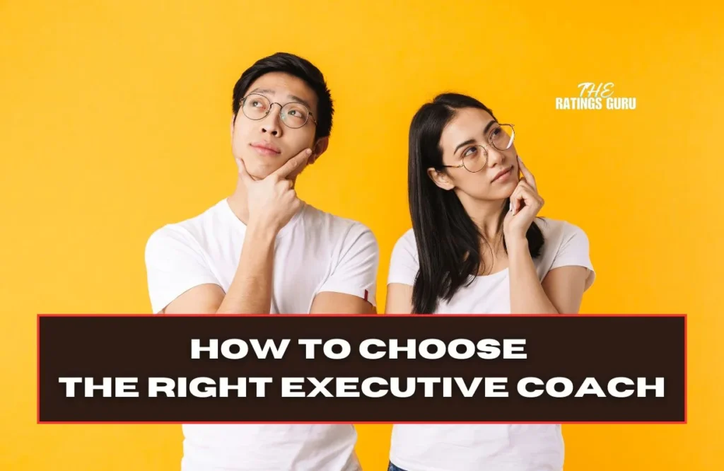 A man and a girl thinking about How to Choose the Right Executive Coach